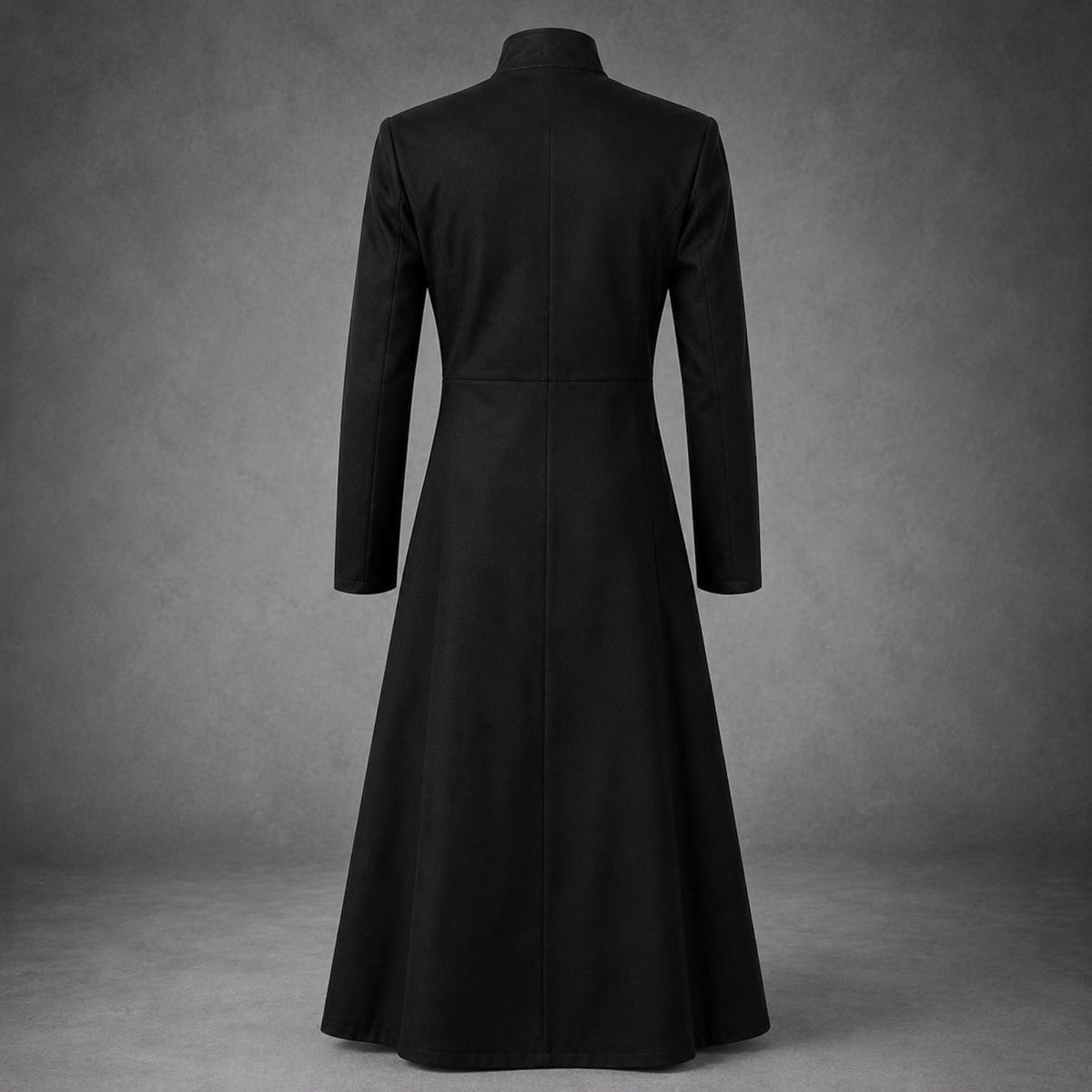 Neo Matrix Heavy Duty Cotton Keanu Reeves Black Gothic Steampunk Trench Coat
