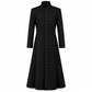 Neo Matrix Heavy Duty Cotton Keanu Reeves Black Gothic Steampunk Trench Coat