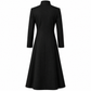 Neo Matrix Heavy Duty Cotton Keanu Reeves Black Gothic Steampunk Trench Coat