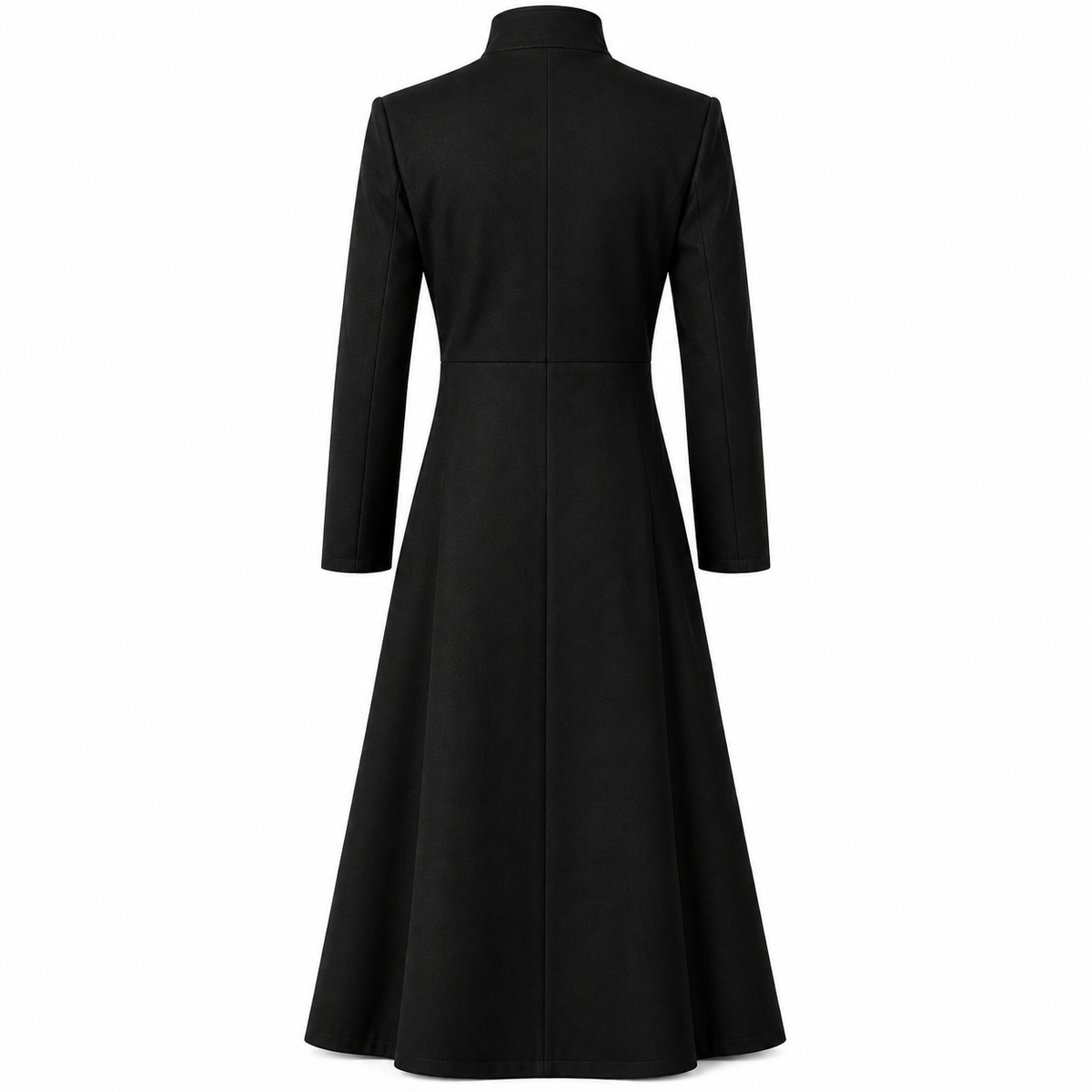 Neo Matrix Heavy Duty Cotton Keanu Reeves Black Gothic Steampunk Trench Coat