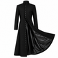 Neo Matrix Heavy Duty Cotton Keanu Reeves Black Gothic Steampunk Trench Coat