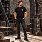 Men’s American Flag T-Shirt Vintage Patriotic Graphic Tee Black