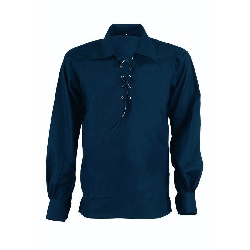 Scottish GHILLIE KILT SHIRT in Choice of Colors Jacobite Jacobean