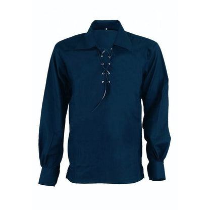 Scottish GHILLIE KILT SHIRT in Choice of Colors Jacobite Jacobean