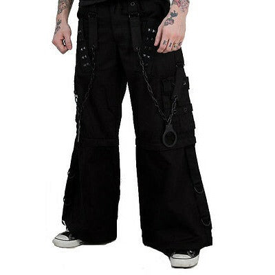 Prime Quality Handmade Gothic Bondage Black Skater Men's Pant Alternative Punk Rock Emo Trouser Pant Shorts/USA