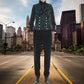 Men's Victorian Gentleman's Aristocrat Vest Tapestry Stylish Casual Vest Black