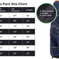 Gothic Blue Jeans Zip Off Pants Punk Buckle Zips Chain Strap Trousers Pant