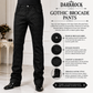 Men Trousers Pants Black Brocade Steampunk VTG Vintage Gothic Victorian