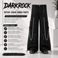 Gothic Men Gothic Cool Cyber Bondage Baggy Pants
