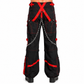 Men's Extreme Bondage Red Skater Gothic Punk Rocker Cyber Goth Steampunk Biker Pant