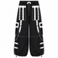 Gothic Men Handmade Bondage Gothic Cyber Pant Chain Techno Rock Punk Shorts Trouser Pants USA