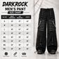 Gothic Men Black Goth Monster Studs Goth Punk Rock Pants