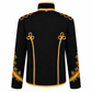 Men’s Adam Luxe Military Drummer Jacket – Black Parade Hussar Style