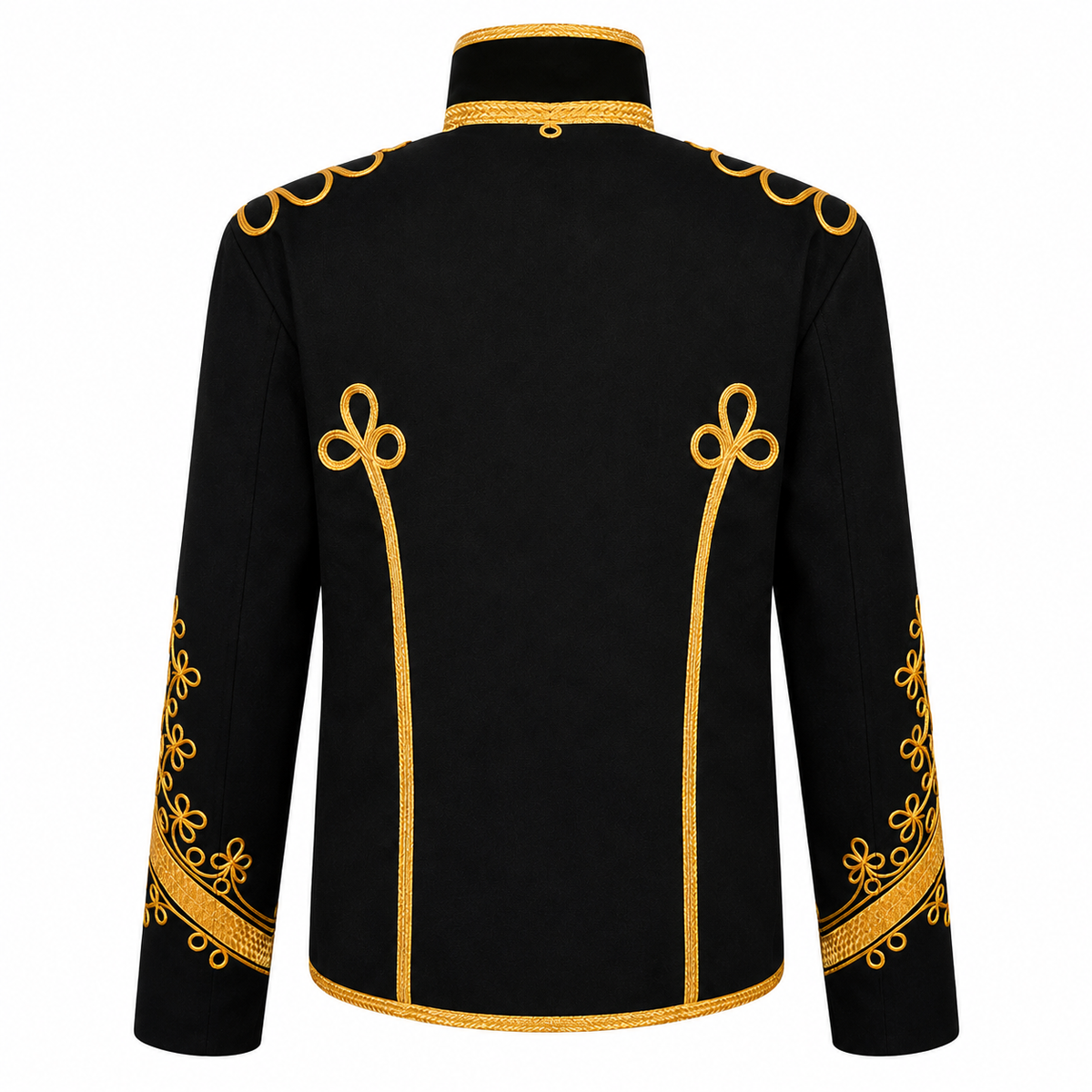 Men’s Adam Luxe Military Drummer Jacket – Black Parade Hussar Style