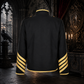 Prime Quality Handmade Men's Gothic Military Hussar Jacket Black Gold/Gold Jacket /USA