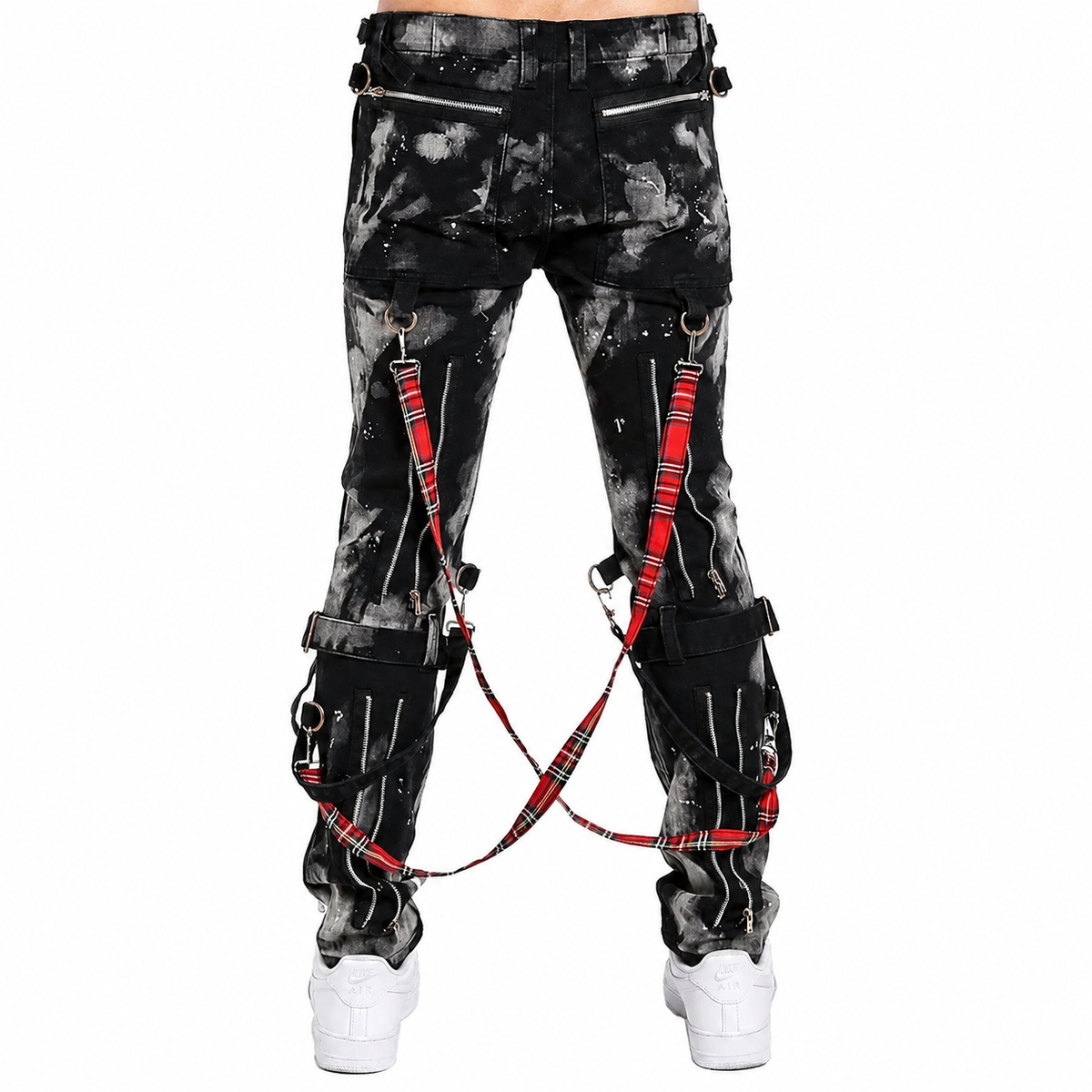 Prime Quality Handmade Men Gothic Bondage Day Walker Pant Alternative Punk Rock Bleach Emo Pants USA