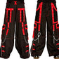 Gothic Men's Handmade Bondage Gothic Cyber Pant Chain Techno Rock Punk Shorts Trouser Pants/USA