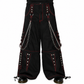 Gothic Extreme Bondage Skater Gothic Punk Rocker Cyber Goth Steampunk Biker Emo Black Dagger Trouser Pant Shorts USA