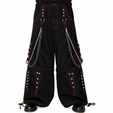 Gothic Extreme Bondage Skater Gothic Punk Rocker Cyber Goth Steampunk Biker Emo Black Dagger Trouser Pant Shorts USA