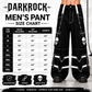 Gothic Bondage Black Skull Zip Off Pants Black & Amp White Alternative Punk Rock Emo Trouser Pant Usa
