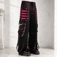 Gothic Extreme Bondage Skater Gothic Punk Rocker Cyber Goth Steampunk Biker Pant