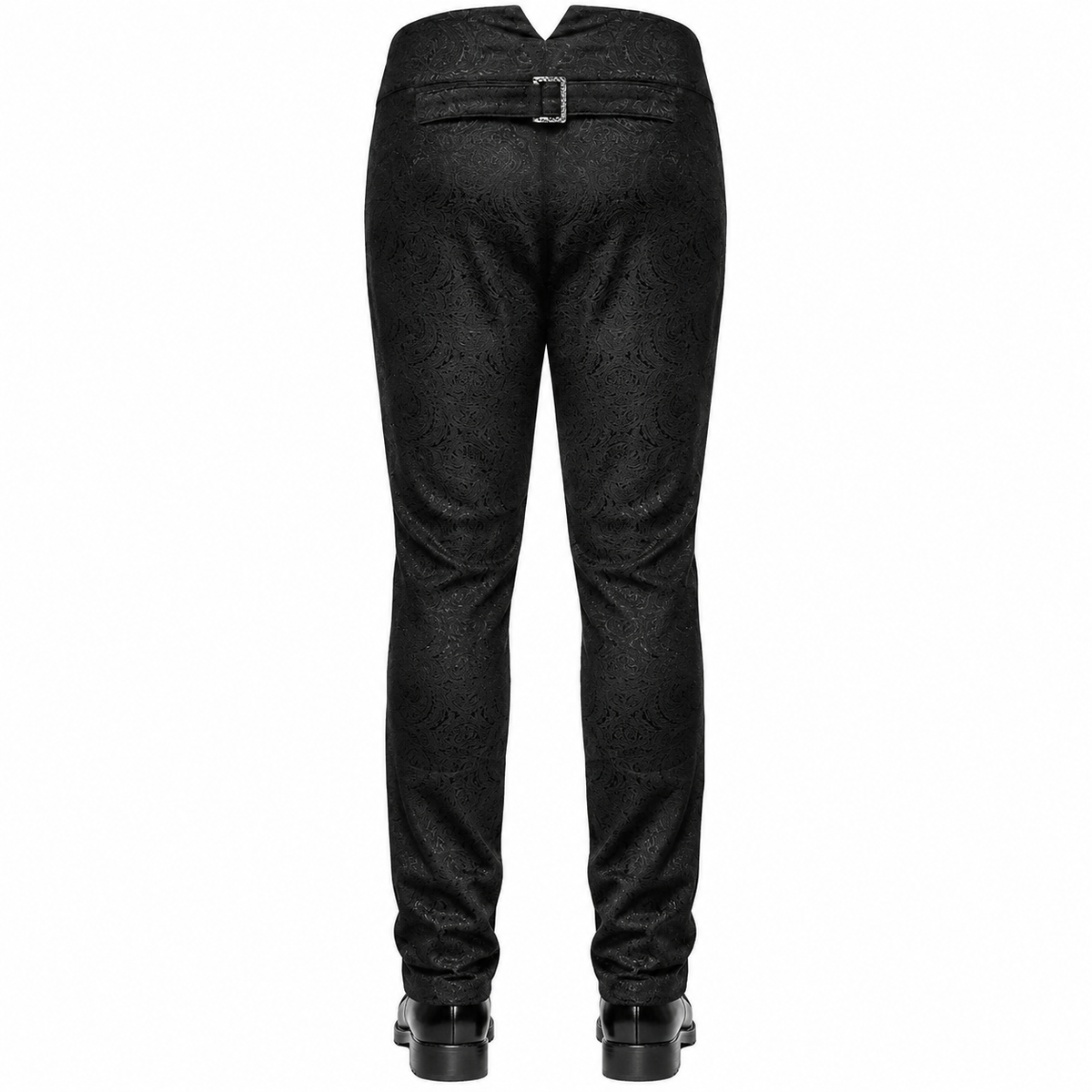 Prime Quality Men's Gothic Alastor Steampunk Black Brocade Dress Pants