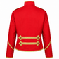 Military Drummer Jacket Black Parade Jacket Goth Punk Adam Ant VTG Style Red Gold Jacket