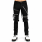 Men Gothic Bondage Black Pant Rock Hard Trouser Heavy Weight Emo Pants