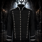 Military Drummer Jacket Parade Jacket Goth Punk Adam Ant Vtg Style Black Jacket Usa