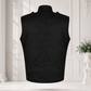 Men's Military Hussar Sleeveless Black Vest Black &amp; Silver Jacket Usa