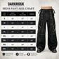 Prime Quality Bondage Gothic Wax Cotton Men's Cyber Rave Techno Jeans Punk Shorts Biker Pants USA