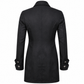 Men's Morning Gothic Jacket Tailcoat Black Cotton Steampunk Victorian