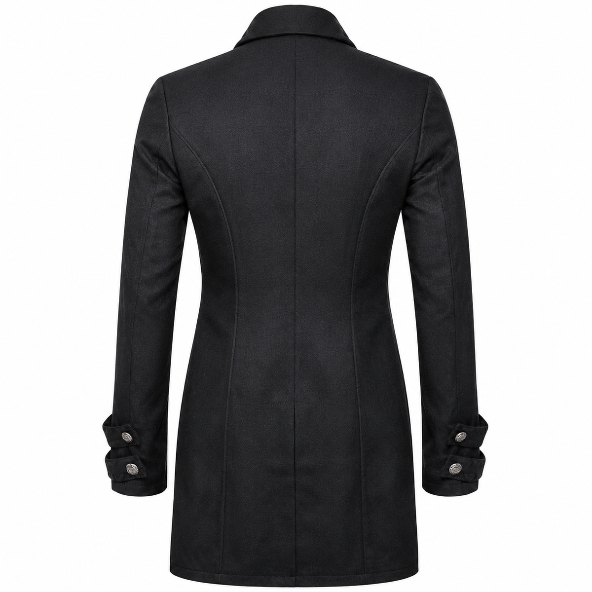 Men's Morning Gothic Jacket Tailcoat Black Cotton Steampunk Victorian