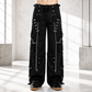 Gothic Dark Cuff Pants Black