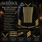Prime Quality Handmade Men's Gothic Military Hussar Jacket Black Gold/Gold Jacket /USA