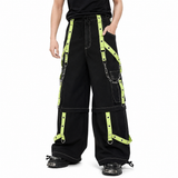 Prime Quality Handmade Gothic Bondage Men Pant Alternative Punk Rock Limelight Symbol Emo Trouser Pant Shorts USA
