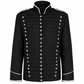 Military Drummer Jacket Parade Jacket Goth Punk Adam Ant Vtg Style Black Jacket Usa
