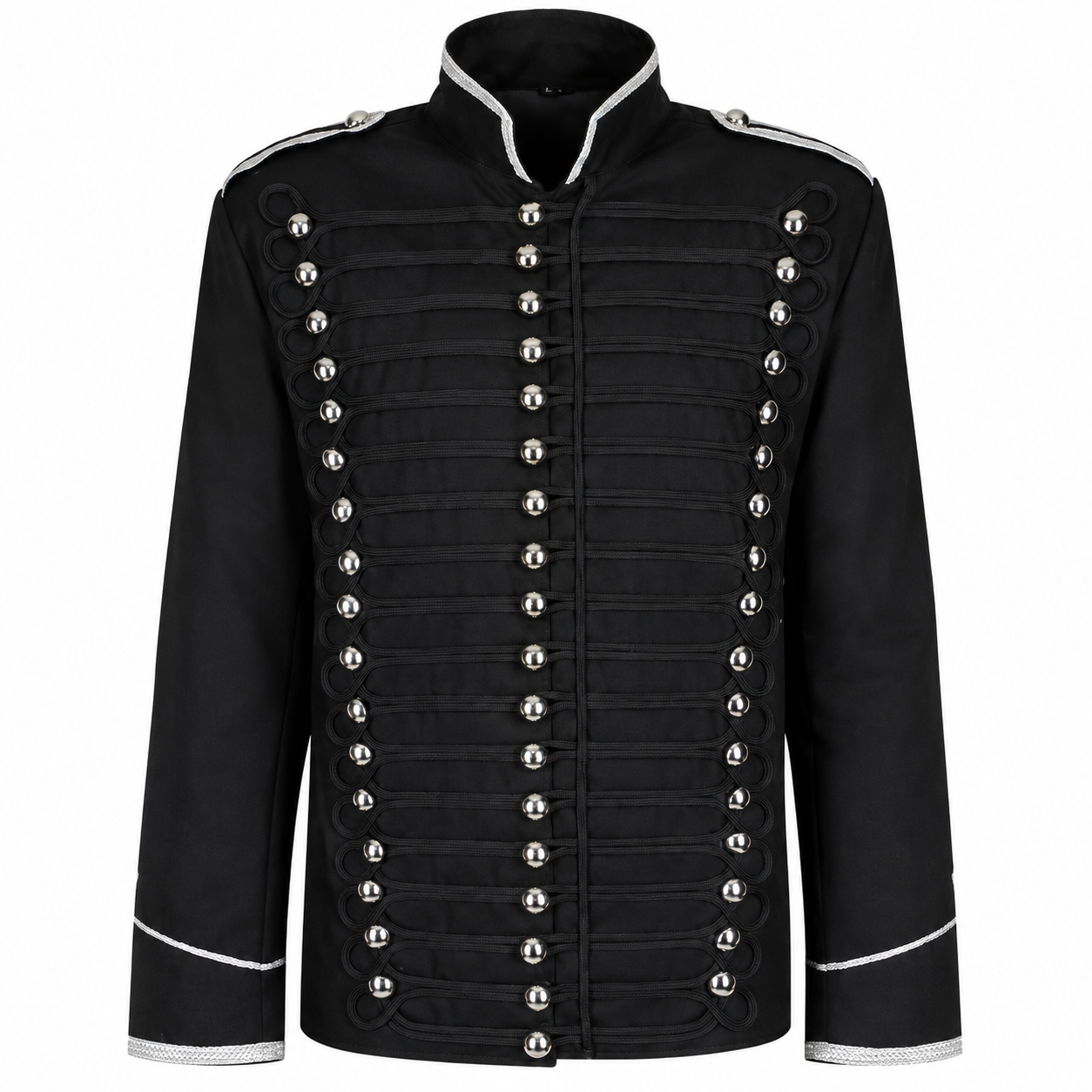 Military Drummer Jacket Parade Jacket Goth Punk Adam Ant Vtg Style Black Jacket Usa