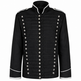 Military Drummer Jacket Parade Jacket Goth Punk Adam Ant Vtg Style Black Jacket Usa