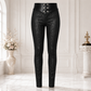 Men Syndicate Trousers Pants Steampunk Black Brocade Vintage Gothic Victorian