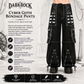 Gothic Extreme Bondage Skater Gothic Punk Rocker Cyber Goth Steampunk Biker Pant