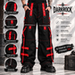 Gothic Men's Zip Off Pants Black Red