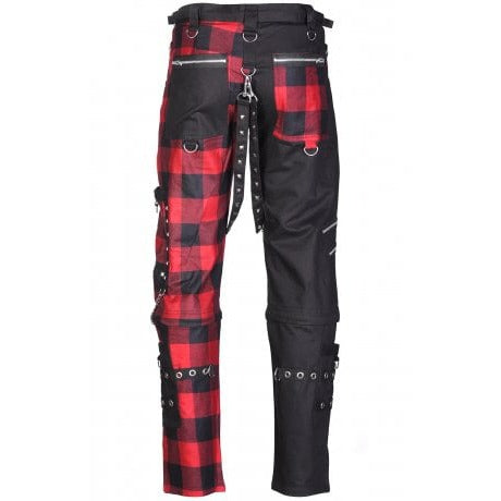 Men Gothic Split Leg Bondage Pant Rock Hard Trouser Heavy Weight Emo/ Pants/USA