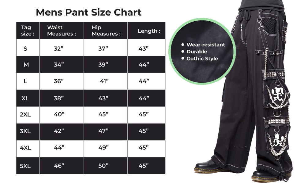 Jeans Apocalyptic Punk Pants Emo Pant/Insane Clown Posse Hatchet Man