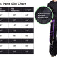 Men Gothic Pant Black Purple Punk Baggy Pant With Chrome Rings & Amp; Chain USA
