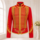 Men’s Adam Luxe Military Drummer Jacket – Red Parade Hussar Style