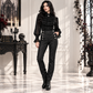 Prime Quality Men's Gothic Alastor Steampunk Black Brocade Dress Pants
