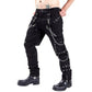Eyelets Cargo Bondage Gothic Punk Rocker Cyber Goth Steampunk Biker