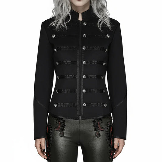 Women's Steampunk Military Punk Parade Jacket