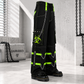 New Biohazard Men Gothic Black Lime Bondage Reflective Biohazard Symbol Pant Alternative Punk Rock Trouser Shorts